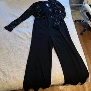 Fashion Nova "Glamour and Glitz" Sequined Pant Suit